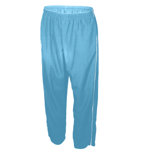 YOUTH WARM UP PANTS - Columbian Blue, M
