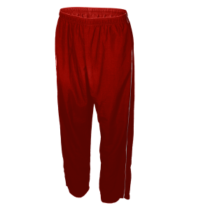YOUTH WARM UP PANTS - Red, M