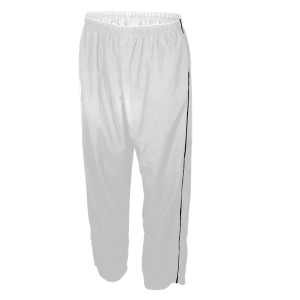 YOUTH WARM UP PANTS - White, M