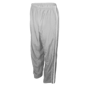YOUTH WARM UP PANTS - Silver, M