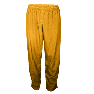 ADULT  WARM UP PANTS - Gold, M