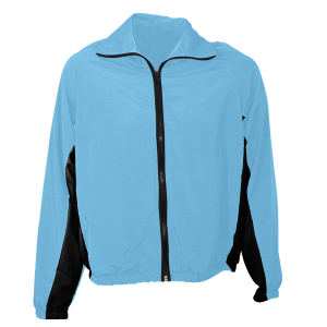ADULT  WARM UP JACKET - Columbian Blue, M