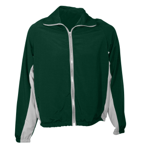 ADULT  WARM UP JACKET - Dark Green, M