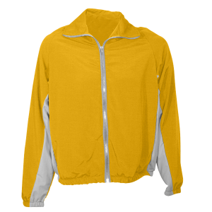 ADULT  WARM UP JACKET - Gold, M