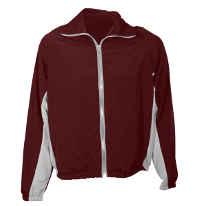 ADULT  WARM UP JACKET - Maroon, M