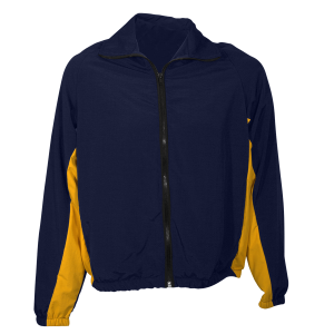 ADULT  WARM UP JACKET - Navy Blue, M