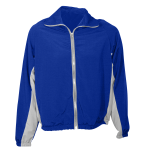 ADULT  WARM UP JACKET - Royal Blue, M