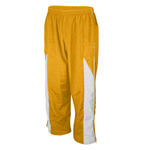 ADULT  WARM UP PANTS - Gold, M