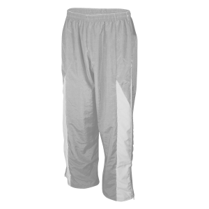 ADULT  WARM UP PANTS - Silver, M