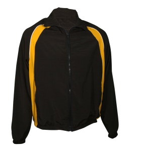 ADULT  WARM UP JACKET - Black, M