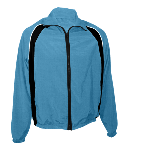ADULT  WARM UP JACKET - Columbian Blue, M