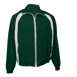ADULT  WARM UP JACKET - Dark Green, M