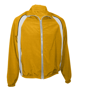 ADULT  WARM UP JACKET - Gold, M