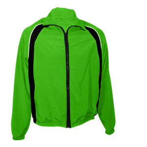 ADULT  WARM UP JACKET - Neon Green, M