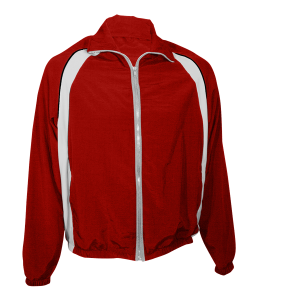 ADULT  WARM UP JACKET - Red, M