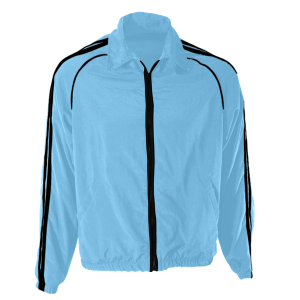 ADULT  WARM UP JACKET - Columbian Blue, M