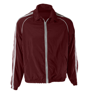 ADULT  WARM UP JACKET - Maroon, M