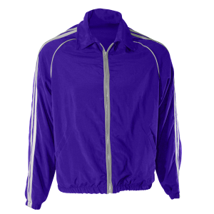 ADULT  WARM UP JACKET - Purple, M