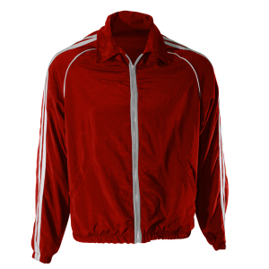 ADULT  WARM UP JACKET - Red, M