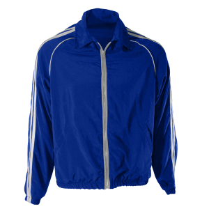 ADULT  WARM UP JACKET - Royal Blue, M