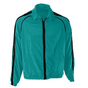 ADULT  WARM UP JACKET - Teal, M