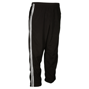 ADULT  WARM UP PANTS - Black, M