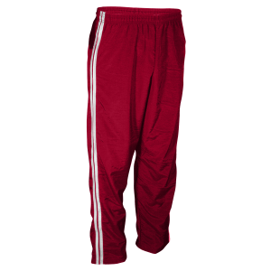 ADULT  WARM UP PANTS - Cardinal, M