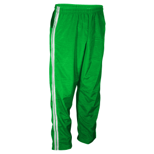 ADULT  WARM UP PANTS - Kelly Green, M