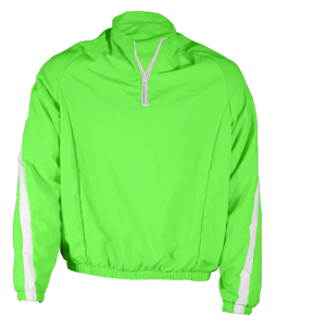 YOUTH WARM UP JACKET - Neon Green, M