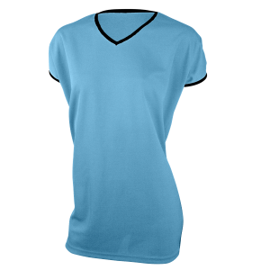 GIRL'S VOLLEYBALL JERSEY - Columbian Blue, M