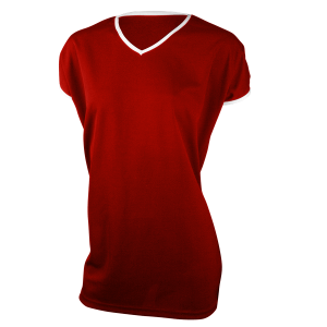 GIRL'S VOLLEYBALL JERSEY - Red, M