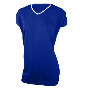 GIRL'S VOLLEYBALL JERSEY - Royal Blue, M