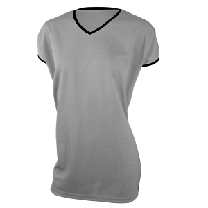 GIRL'S VOLLEYBALL JERSEY - Silver, M