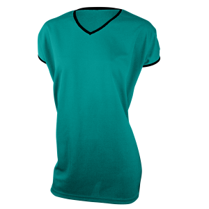 GIRL'S VOLLEYBALL JERSEY - Teal, M