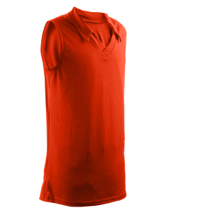GIRL'S VOLLEYBALL JERSEY - Orange, M