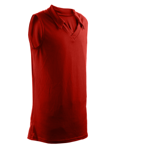 GIRL'S VOLLEYBALL JERSEY - Red, M