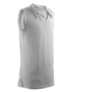 GIRL'S VOLLEYBALL JERSEY - White, M