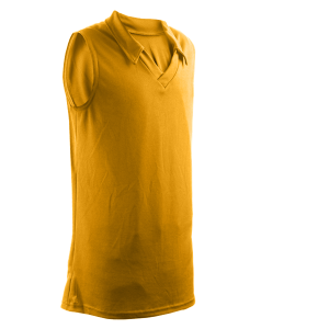 GIRL'S VOLLEYBALL JERSEY - Gold, M