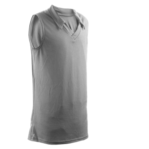 GIRL'S VOLLEYBALL JERSEY - Silver, M