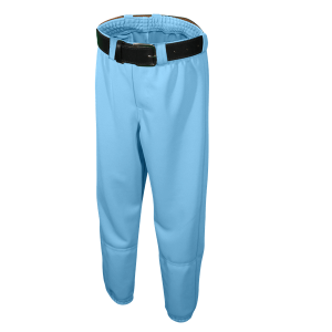 YOUTH FAKE FLY BASEBALL PANTS - Columbian Blue, M
