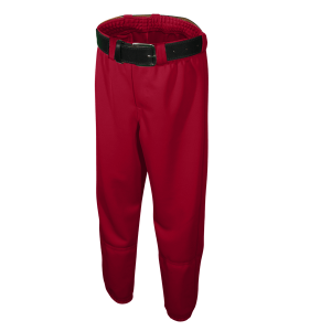 YOUTH FAKE FLY BASEBALL PANTS - Cardinal, M