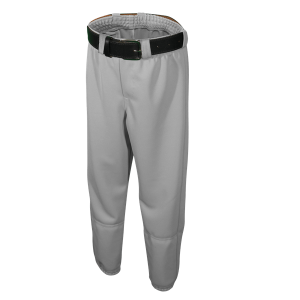 YOUTH FAKE FLY BASEBALL PANTS - Silver, M