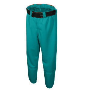 YOUTH FAKE FLY BASEBALL PANTS - Teal, M