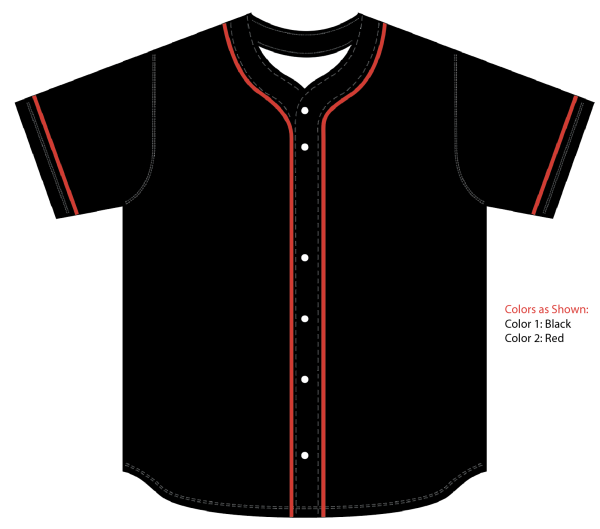 Sublimated Full Button Baseball Jersey