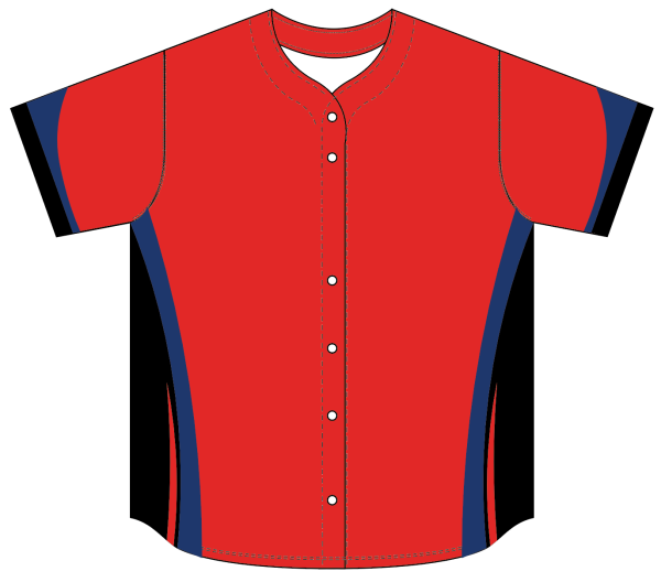 Sublimated Full Button Baseball Jersey