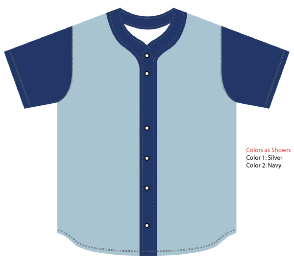 Sublimated Full Button Baseball Jersey