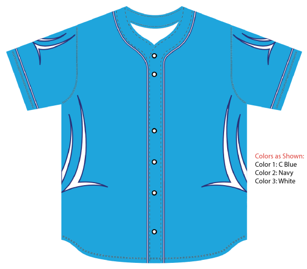 Sublimated Full Button Baseball Jersey