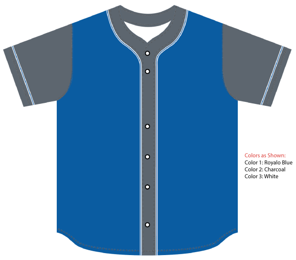 Sublimated Full Button Baseball Jersey