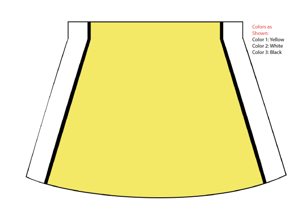 Sublimated A-Line Cheer Skirt