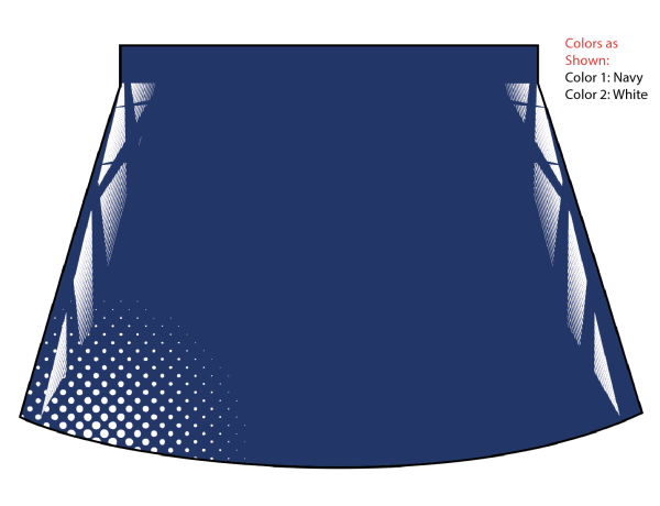 Sublimated A-Line Cheer Skirt